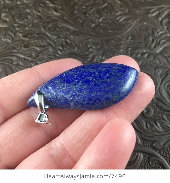 Blue Lapis Lazuli Stone Jewelry Pendant - #7IKbIabwNVY-4