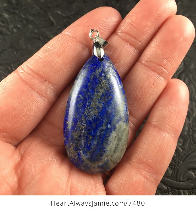 Blue Lapis Lazuli Stone Jewelry Pendant - #8YRcYrI6rvQ-1