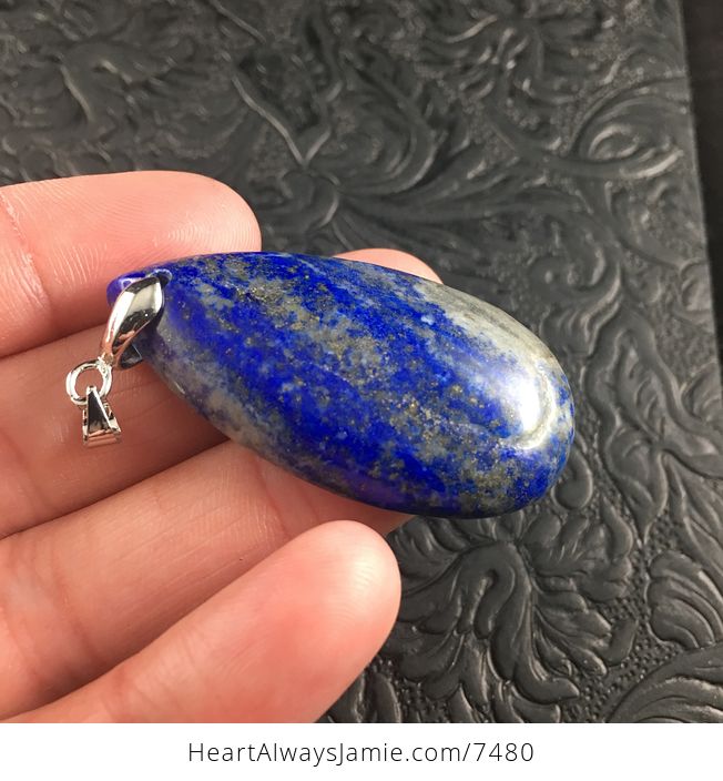 Blue Lapis Lazuli Stone Jewelry Pendant - #8YRcYrI6rvQ-4