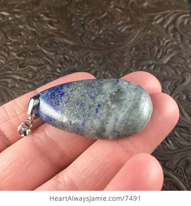 Blue Lapis Lazuli Stone Jewelry Pendant - #Ge5dKf3qK3U-4