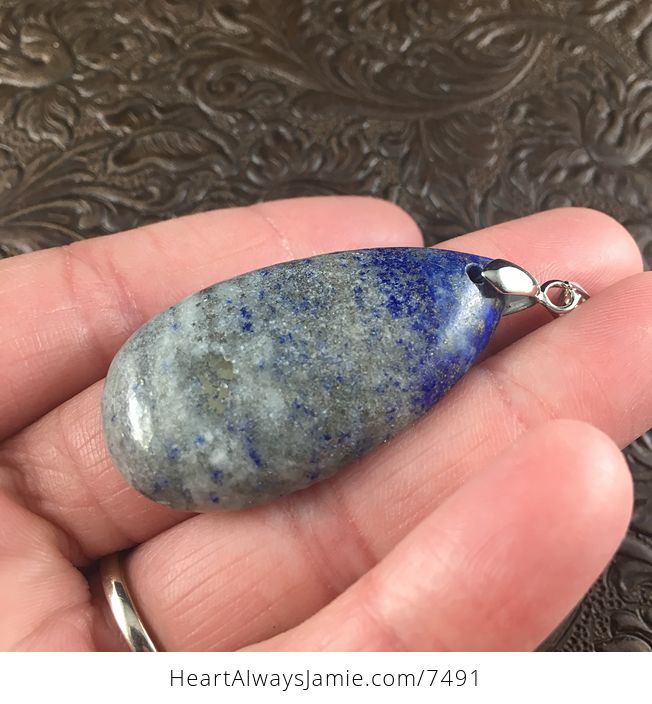 Blue Lapis Lazuli Stone Jewelry Pendant - #Ge5dKf3qK3U-3