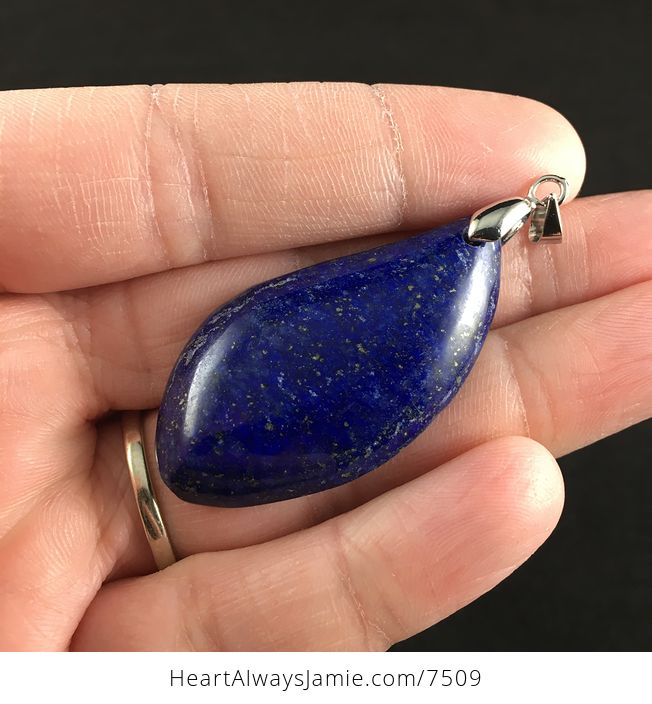 Blue Lapis Lazuli Stone Jewelry Pendant - #H8j4H4kIASI-2