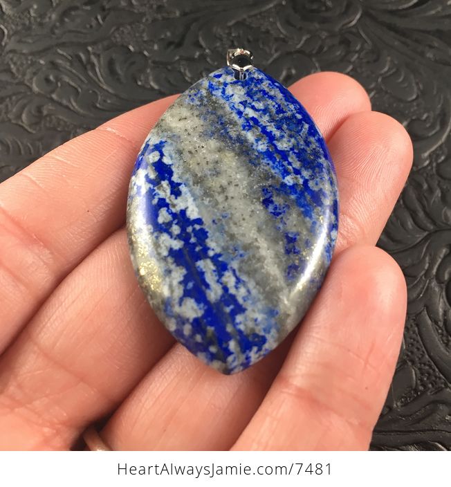 Blue Lapis Lazuli Stone Jewelry Pendant - #L4rVA13jnC0-2