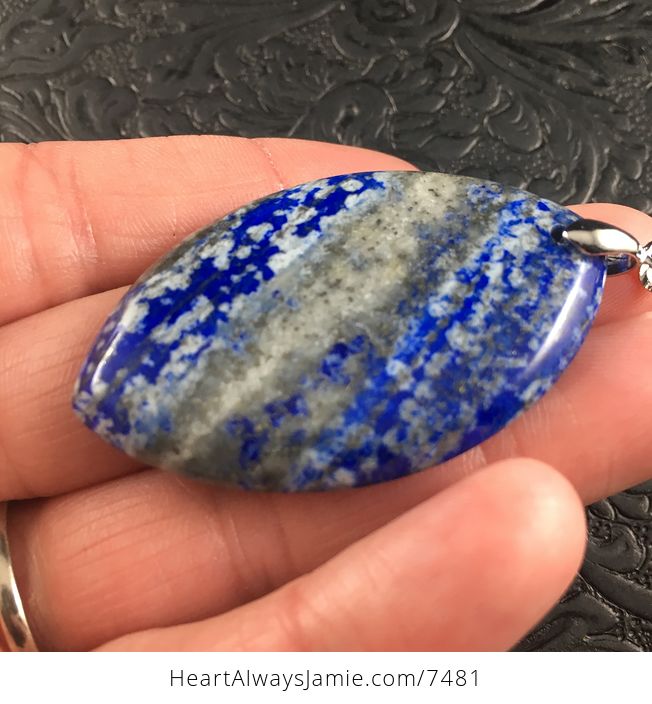 Blue Lapis Lazuli Stone Jewelry Pendant - #L4rVA13jnC0-3