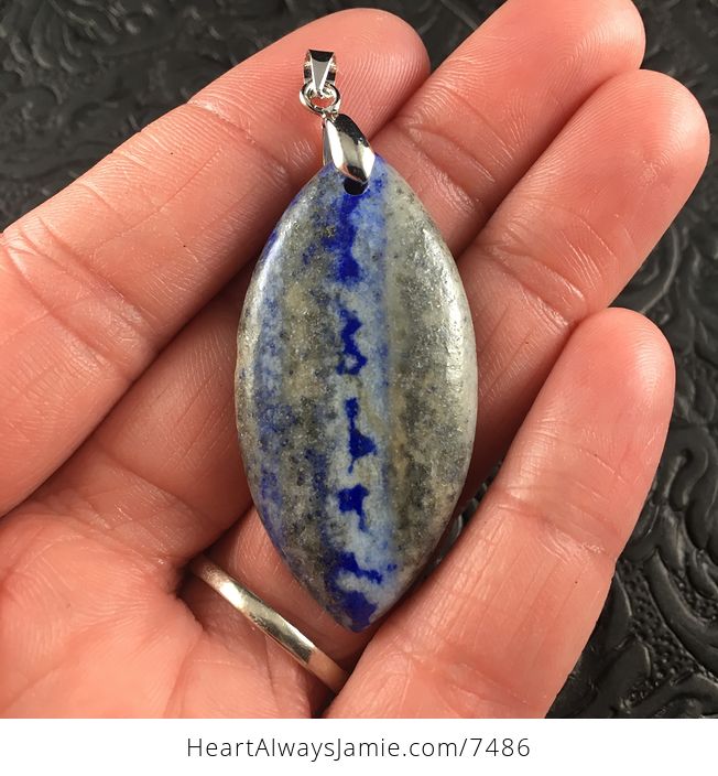 Blue Lapis Lazuli Stone Jewelry Pendant - #LuCWJu2Cid8-1