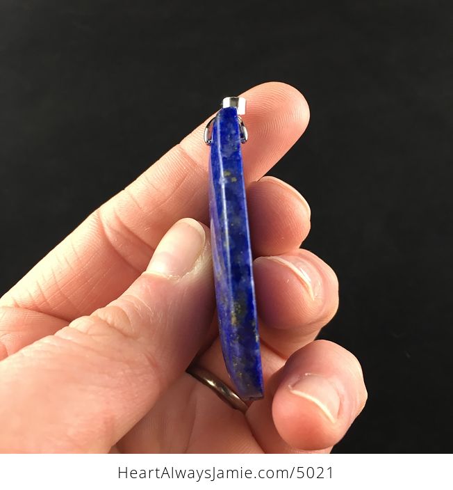 Blue Lapis Lazuli Stone Jewelry Pendant - #Tuzu2mbAwTk-5