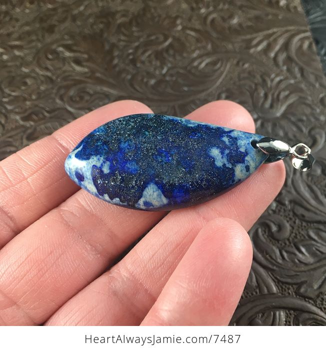 Blue Lapis Lazuli Stone Jewelry Pendant - #Uo25m7ZtTrw-3