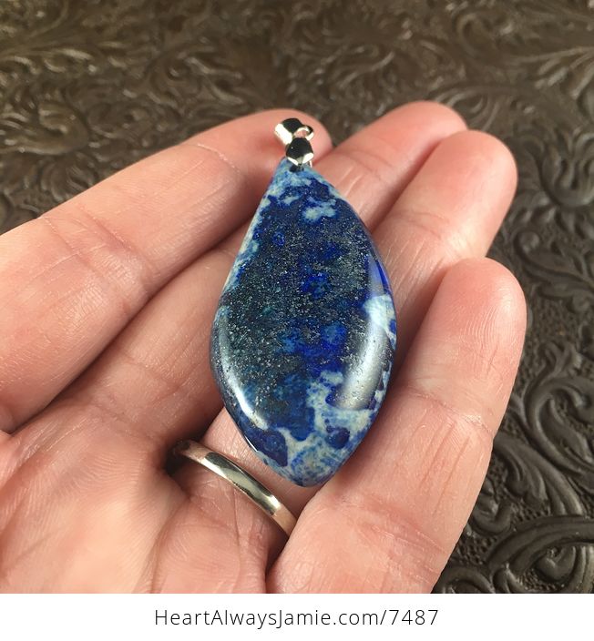 Blue Lapis Lazuli Stone Jewelry Pendant - #Uo25m7ZtTrw-2