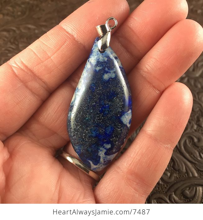 Blue Lapis Lazuli Stone Jewelry Pendant - #Uo25m7ZtTrw-1