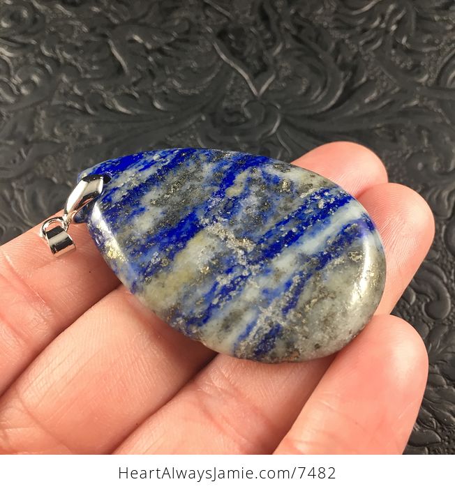 Blue Lapis Lazuli Stone Jewelry Pendant - #XtOb6pagxUE-4