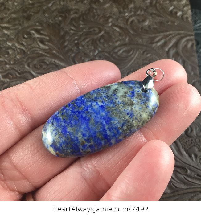 Blue Lapis Lazuli Stone Jewelry Pendant - #YvA5kZrmPyY-3