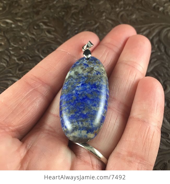 Blue Lapis Lazuli Stone Jewelry Pendant - #YvA5kZrmPyY-2
