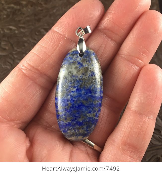 Blue Lapis Lazuli Stone Jewelry Pendant - #YvA5kZrmPyY-1