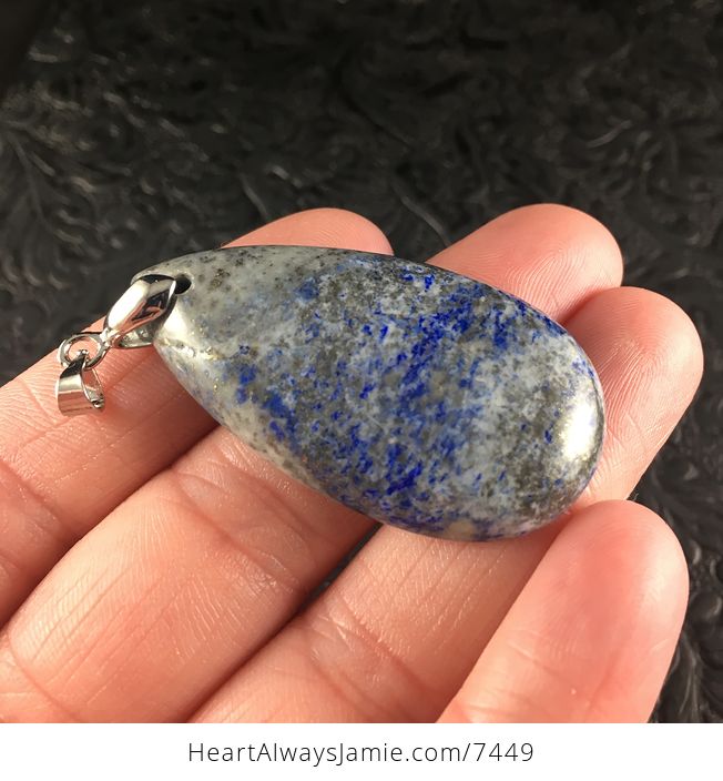 Blue Lapis Lazuli Stone Jewelry Pendant - #ZjZNhD6paMQ-4