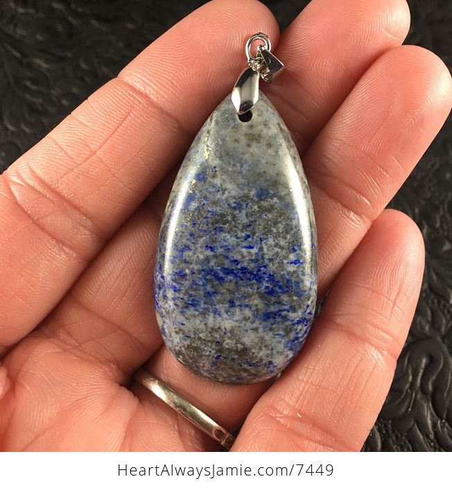 Blue Lapis Lazuli Stone Jewelry Pendant - #ZjZNhD6paMQ-1