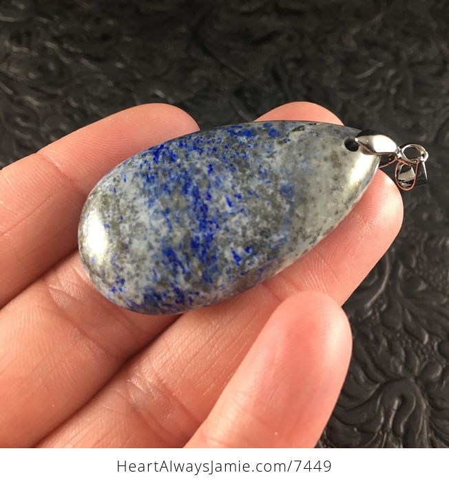 Blue Lapis Lazuli Stone Jewelry Pendant - #ZjZNhD6paMQ-3