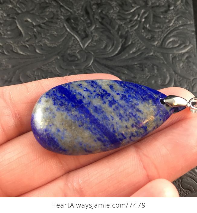 Blue Lapis Lazuli Stone Jewelry Pendant - #cyPUN53eV1Y-3