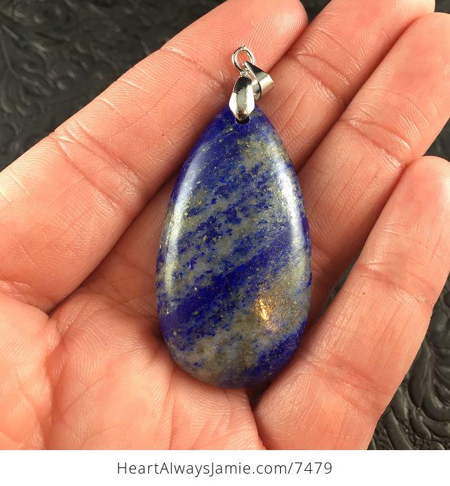 Blue Lapis Lazuli Stone Jewelry Pendant - #cyPUN53eV1Y-1