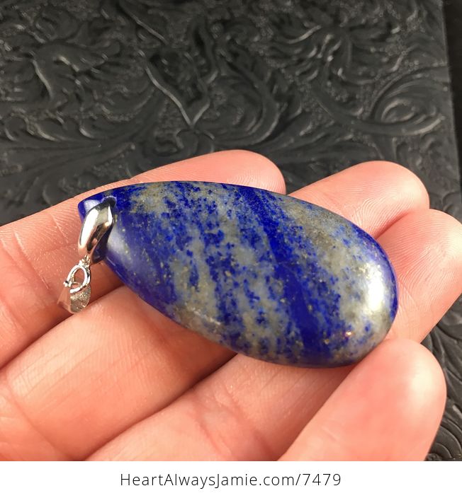 Blue Lapis Lazuli Stone Jewelry Pendant - #cyPUN53eV1Y-4