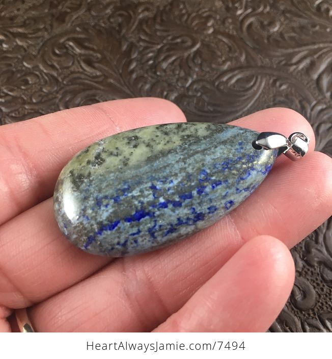 Blue Lapis Lazuli Stone Jewelry Pendant - #ee6w4ecc5TQ-3