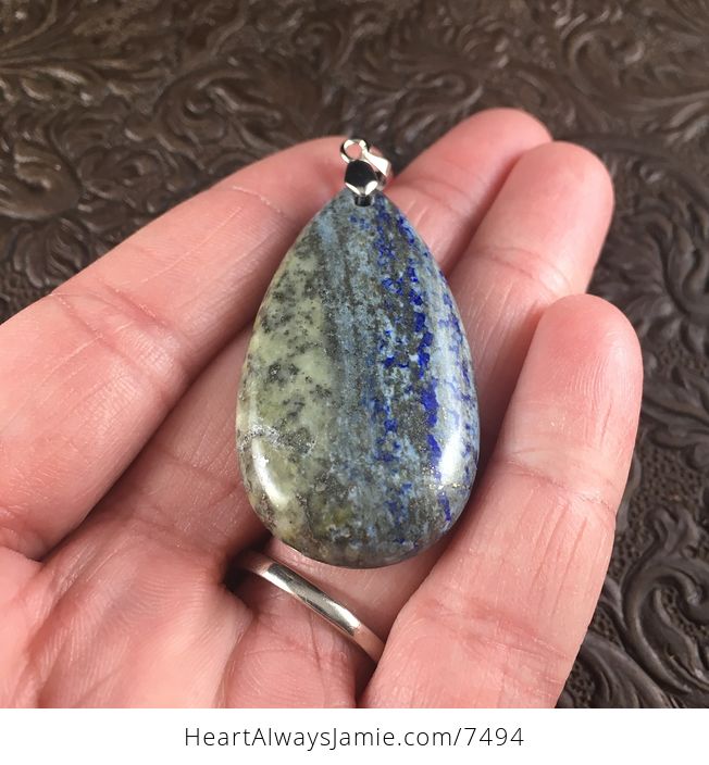 Blue Lapis Lazuli Stone Jewelry Pendant - #ee6w4ecc5TQ-2