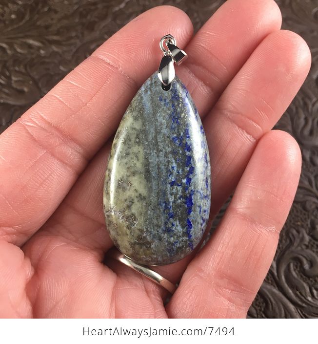 Blue Lapis Lazuli Stone Jewelry Pendant - #ee6w4ecc5TQ-1