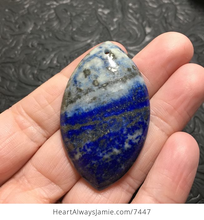 Blue Lapis Lazuli Stone Jewelry Pendant - #enzLauuUJgI-1