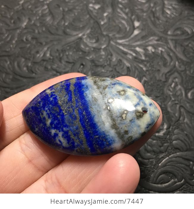 Blue Lapis Lazuli Stone Jewelry Pendant - #enzLauuUJgI-3