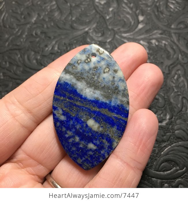 Blue Lapis Lazuli Stone Jewelry Pendant - #enzLauuUJgI-2