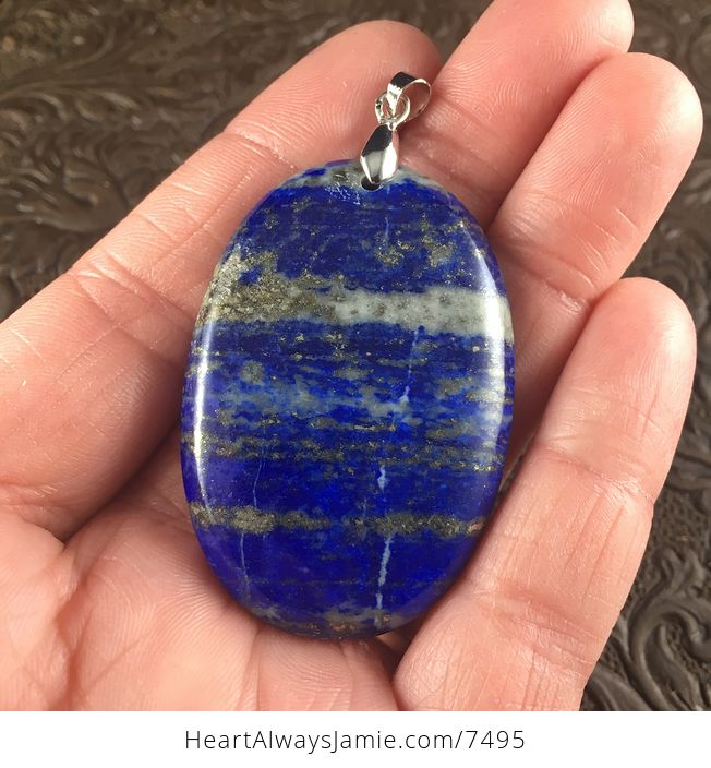 Blue Lapis Lazuli Stone Jewelry Pendant - #jr7RQ2l0c1E-1
