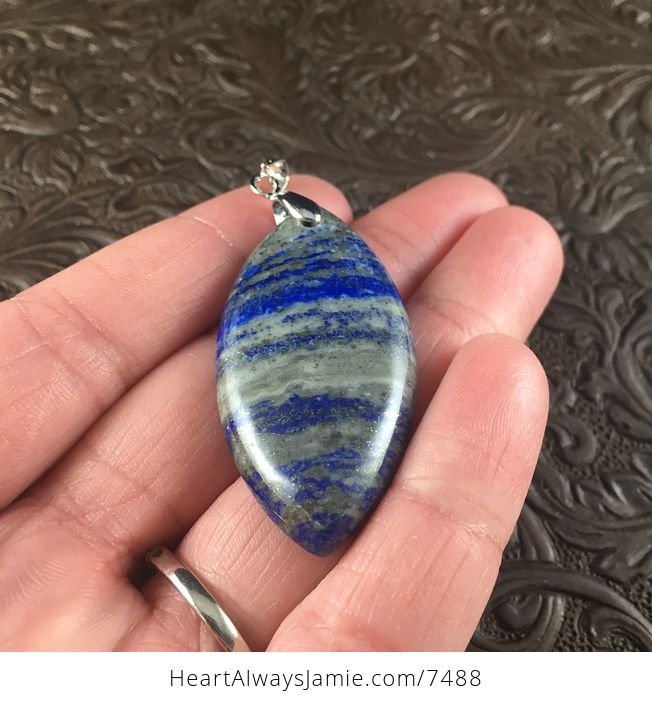 Blue Lapis Lazuli Stone Jewelry Pendant - #kvhuV3vJSwM-2