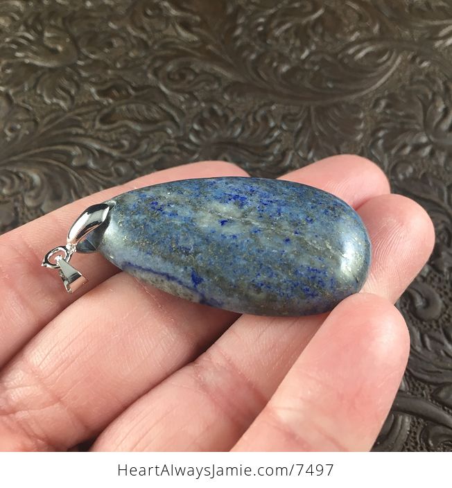 Blue Lapis Lazuli Stone Jewelry Pendant - #nA1m9CYhy9U-4