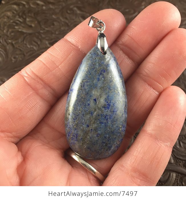 Blue Lapis Lazuli Stone Jewelry Pendant - #nA1m9CYhy9U-1
