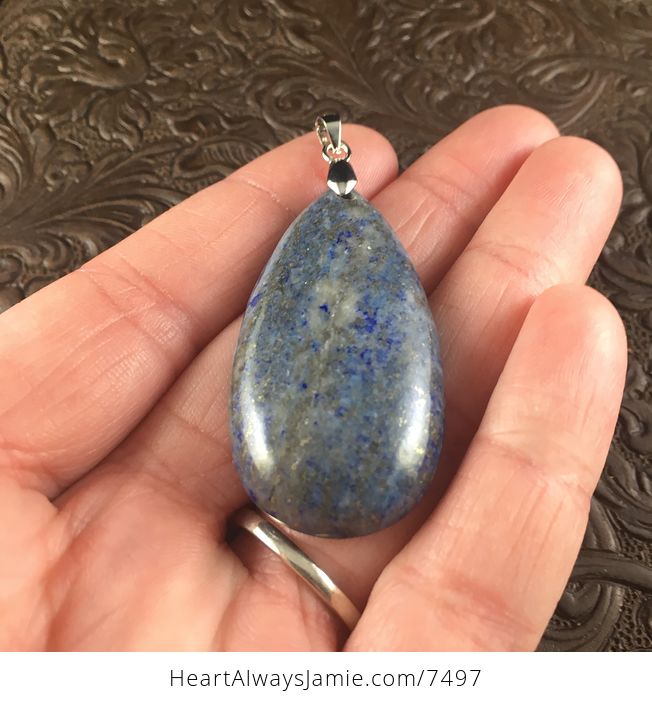 Blue Lapis Lazuli Stone Jewelry Pendant - #nA1m9CYhy9U-2
