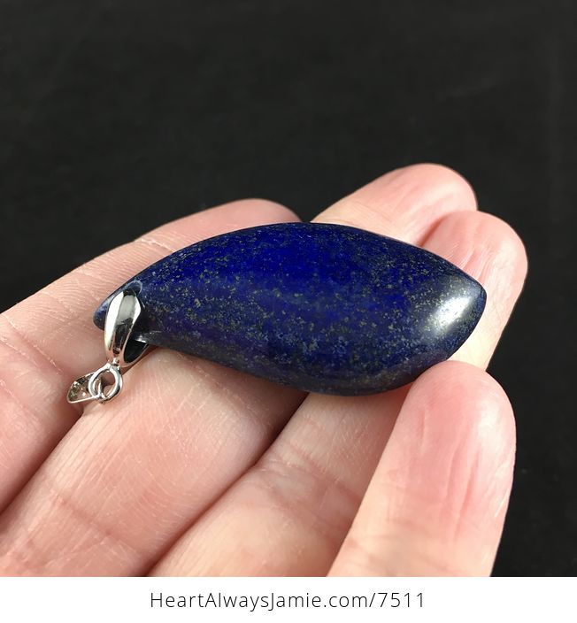 Blue Lapis Lazuli Stone Jewelry Pendant - #oUPvs5JnKio-3