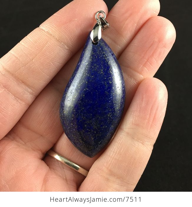 Blue Lapis Lazuli Stone Jewelry Pendant - #oUPvs5JnKio-1