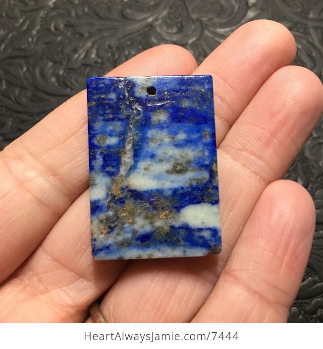 Blue Lapis Lazuli Stone Jewelry Pendant - #rEOh0G1LqqM-1