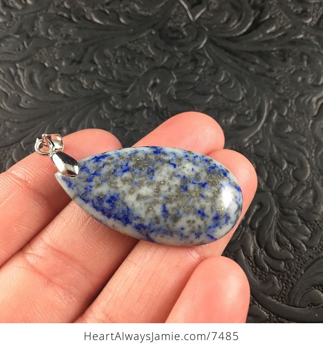 Blue Lapis Lazuli Stone Jewelry Pendant - #t1FC09A75LA-4