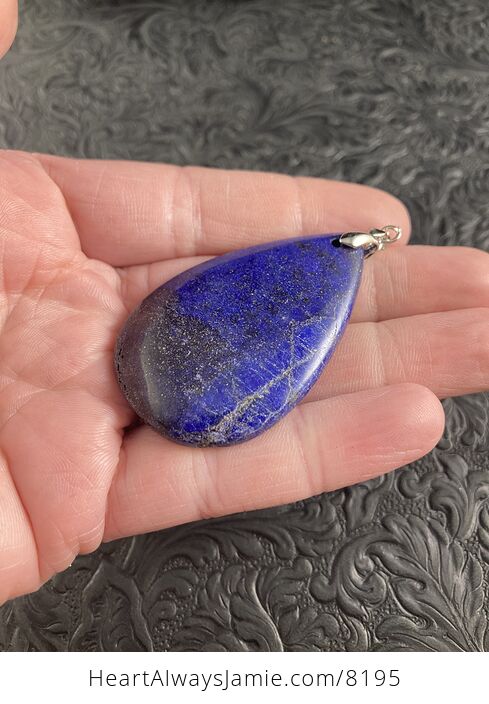 Blue Lapis Lazuli Stone Pendant Jewelry - #5dgBbPgj9is-5