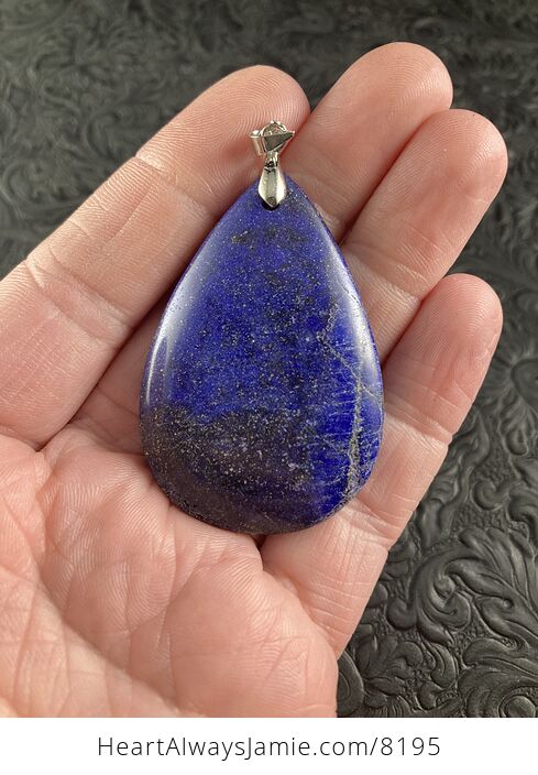 Blue Lapis Lazuli Stone Pendant Jewelry - #5dgBbPgj9is-1
