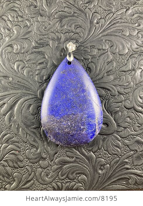 Blue Lapis Lazuli Stone Pendant Jewelry - #5dgBbPgj9is-3