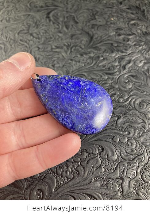 Blue Lapis Lazuli Stone Pendant Jewelry - #OTkcCuvIcso-3