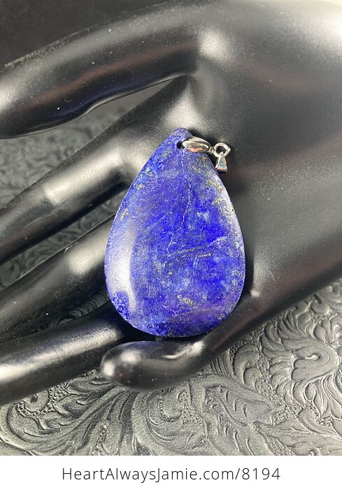 Blue Lapis Lazuli Stone Pendant Jewelry - #OTkcCuvIcso-6