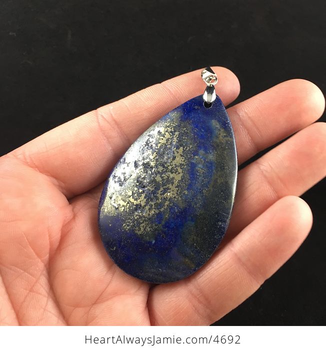 Blue Lapis Lazuli Stone Pendant Jewelry - #hUpzxSNeYDE-3