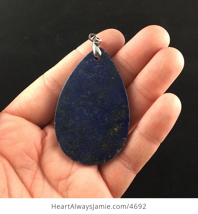 Blue Lapis Lazuli Stone Pendant Jewelry - #hUpzxSNeYDE-5
