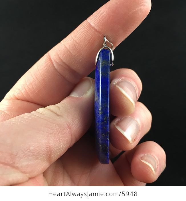 Blue Lapis Lazuli Stone Pendant Jewelry - #ily8Xiv5GYM-5