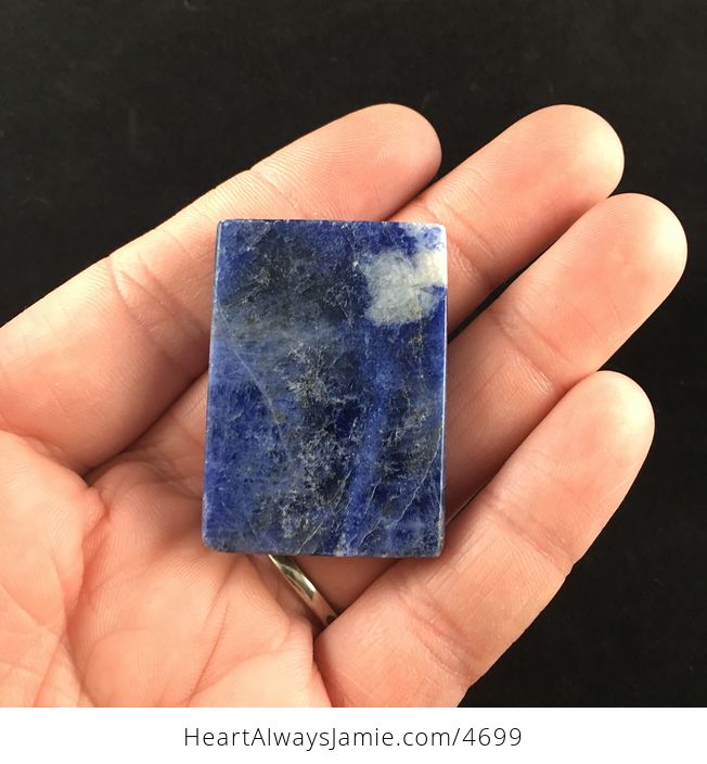 Blue Natural Sodalite Stone Cabochon or Jewelry Pendant - #TKfwEHN59SM-5