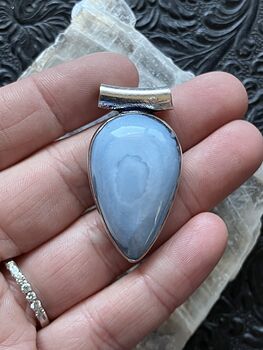 Blue Opal Pendant Crystal Stone Jewelry #FgOqhOpT9J8