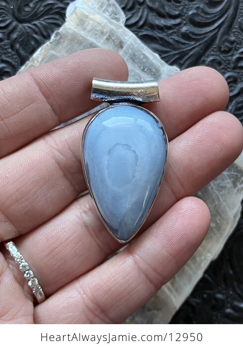 Blue Opal Pendant Crystal Stone Jewelry - #FgOqhOpT9J8-1