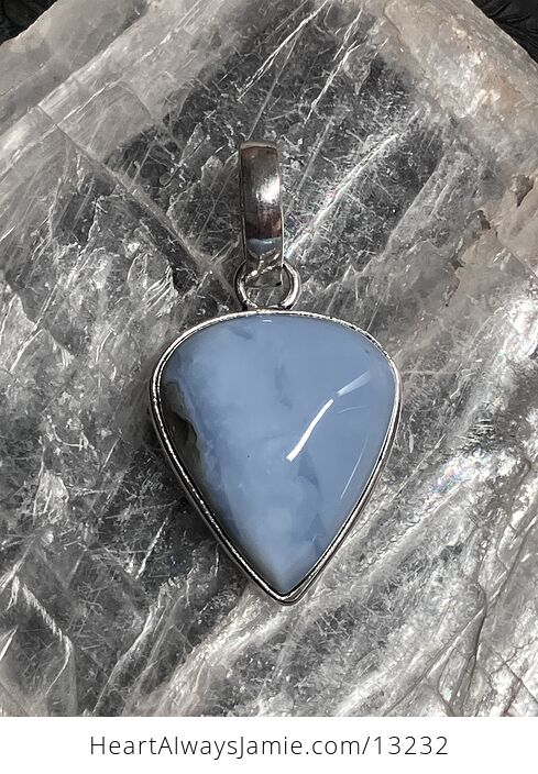 Blue Opal Pendant Crystal Stone Jewelry - #hlVd7gWT4X0-1